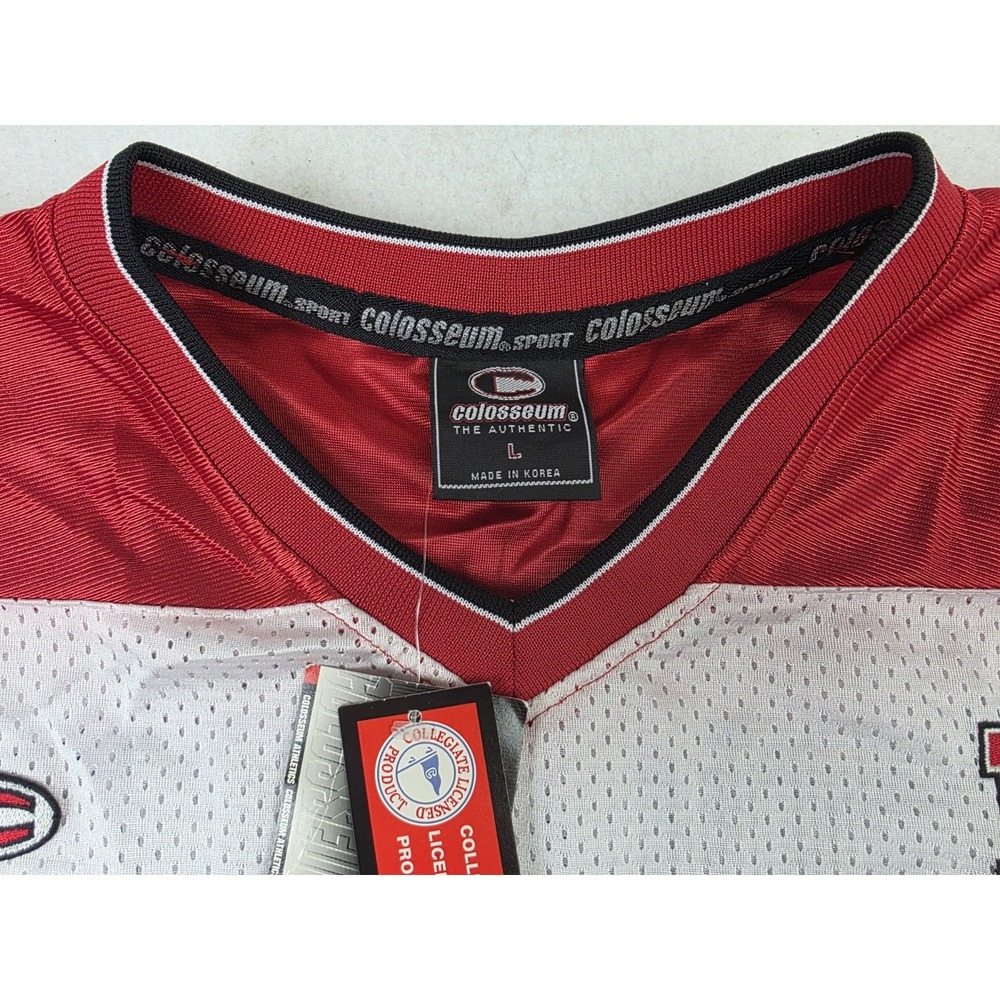 NWT Vintage Nebraska Cornhuskers Football White Jersey Stitched Mens L #1 NCAA - Picture 2 of 11